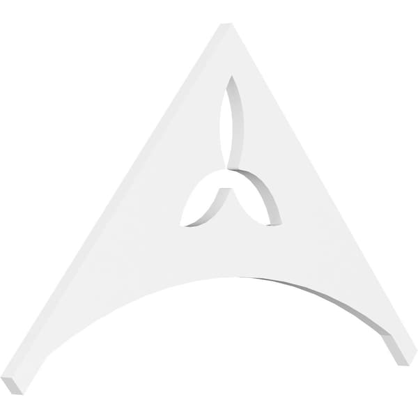 Ekena Millwork Pitch Naple Architectural Grade PVC Gable Pediment, 36"W x 21"H x 1"P (14/12) GPP036X021X100NAP - main